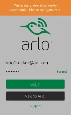 Fix Netgear Arlo Login Issue?