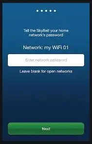 Reset SkyBell HD password