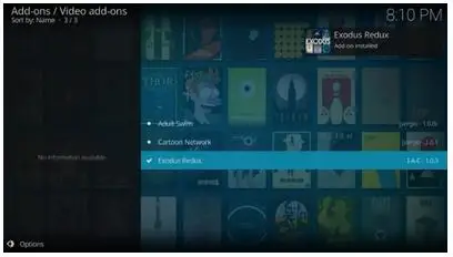 Install Exodus Redux Addon on Kodi