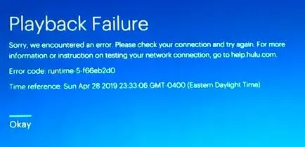 Fix a Hulu Playback Failure