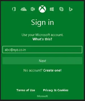 Xbox Sign In Error 0x87dd0006