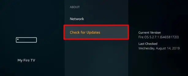 Update Amazon Fire Stick
