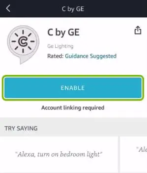 Add a C by GE Smart Light to Alexa