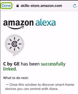 Add a C by GE Smart Light to Alexa