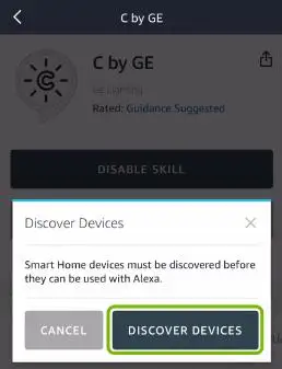 Add a C by GE Smart Light to Alexa