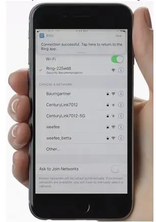 Connect Ring Doorbell Elite to WiFi