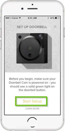 Connect an August Doorbell Cam Pro to WiFi