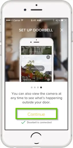 Connect an August Doorbell Cam Pro to WiFi