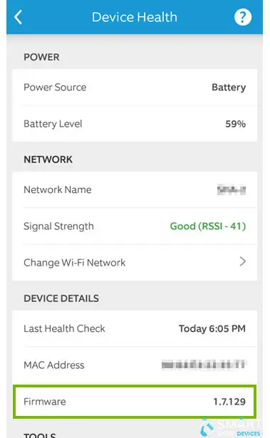 ring doorbell firmware update