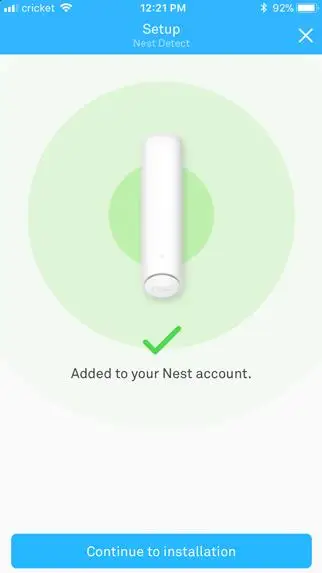 Add a Nest Detect Sensor to a Nest Secure