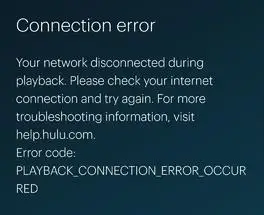 Hulu Error Code p-dev318