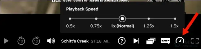 netflix playback speed