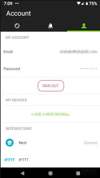 skybell app not working