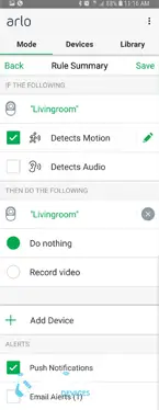 arlo camera weak signal