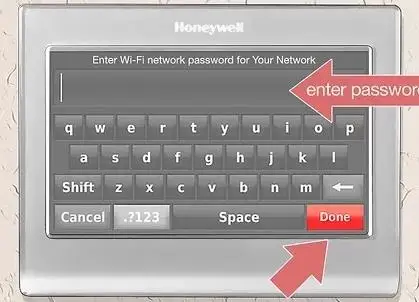 reset honeywell thermostat wifi