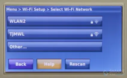 honeywell thermostat wifi setup page