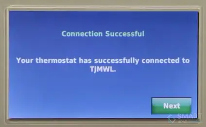 how to connect honeywell wifi thermostat to network