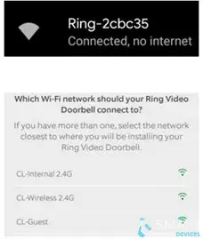 connect ring camera to wifi