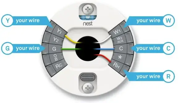 Nest Thermostat No Power To RC Wire