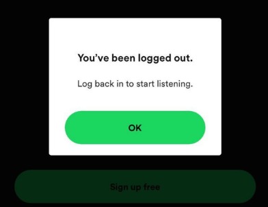 Spotify Logged Me Out